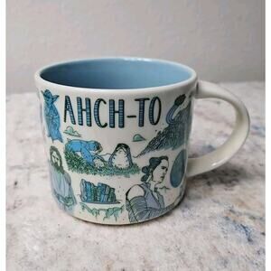 Disney Starbucks Been There Star Wars Ahch To Ceramic Coffee Mug New with Box